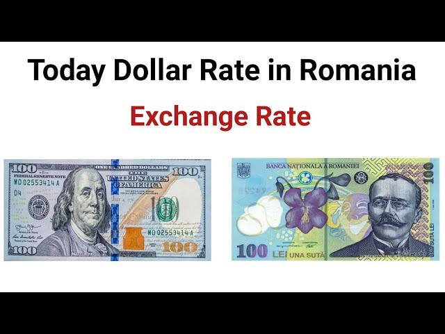 American Dollar to Romanian leu | Dollar to Romania Currency | Dollar to leu | USA vs Romania