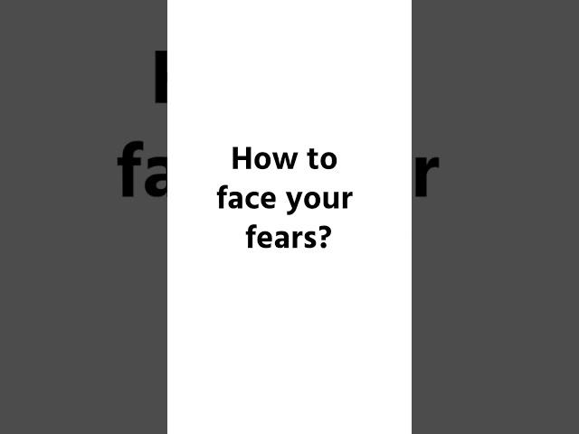  How to EASILY Conquer Your Fears? | @ShirishGee #shorts