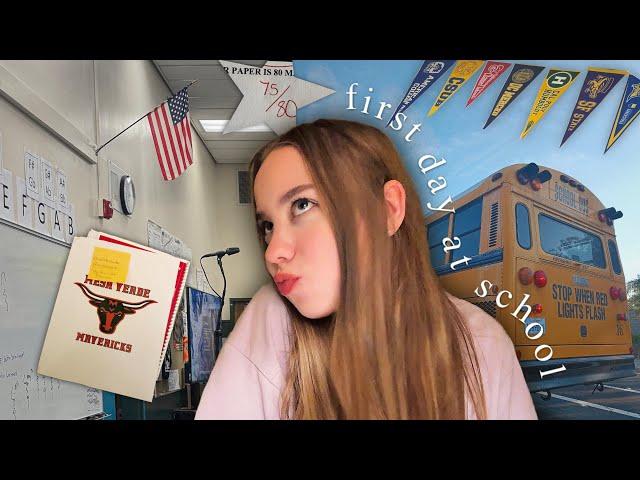 Первый день в Американской школе: VLOG // First day in American high school // Учеба в США