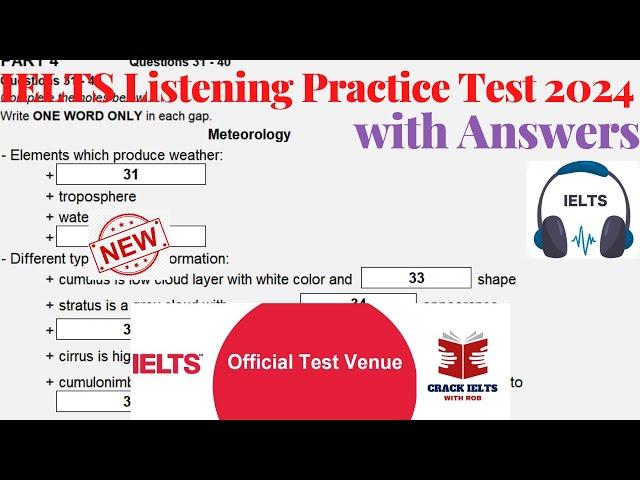 IELTS Listening Actual Test 2024 with Answers | 11.12.2024