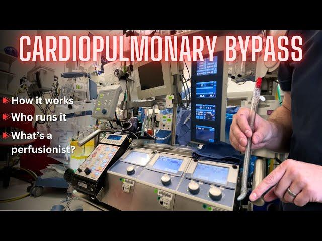 Perfusionist explains the heart-lung machine for cardiac surgery