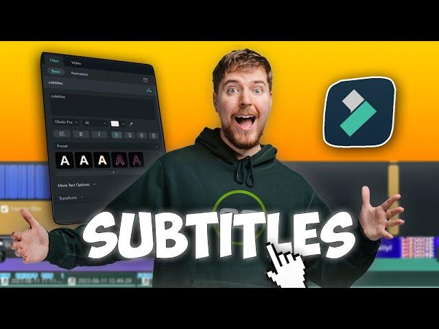 Learn How to Create MrBeast's Subtitles like a Pro! - Filmora 12