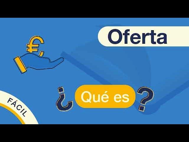 ¿Qué es la OFERTA? | Explicado FÁCIL 