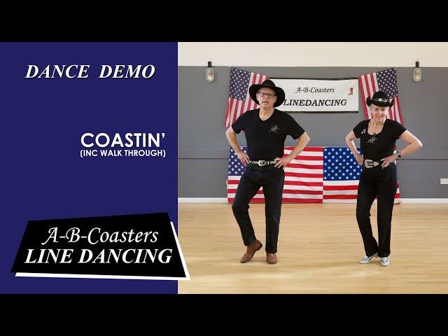 COASTIN' - Line Dance Demo & Walk Through