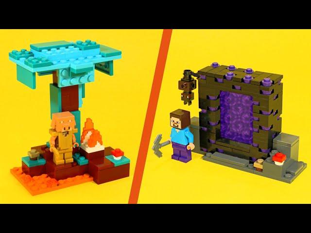 10 FUN LEGO Minecraft Ideas!!