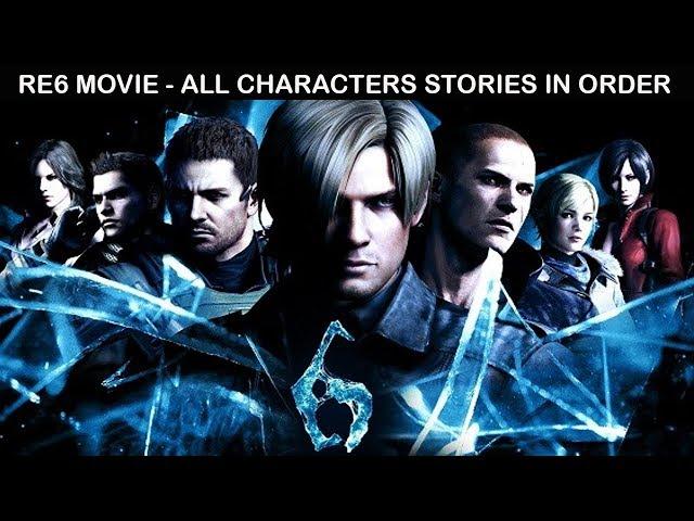 RESIDENT EVIL 6 Remastered All Cutscenes (Game Movie) Leon, Chris, Jake & Ada Story in Order