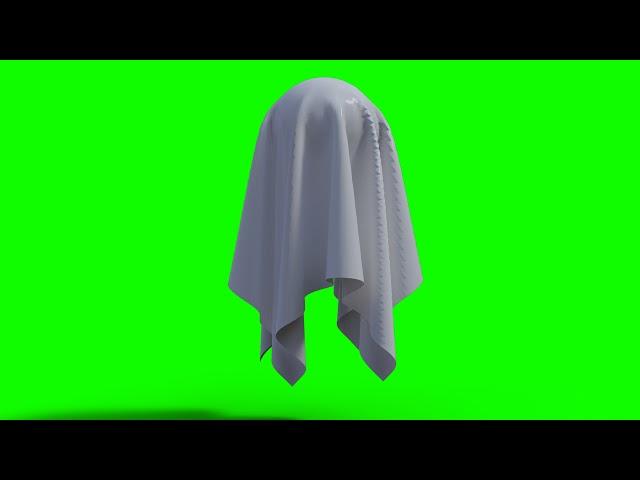 FREE HD Green Screen GHOST IN THE SHEET