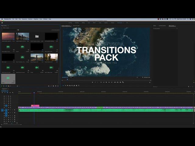 The Most Useful Transitions Pack for Premiere Pro