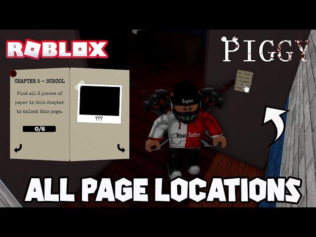 How To Find All Pages From Roblox Piggy Book 1 Chapter 5 (School) | Dr Mo Gaming 2021