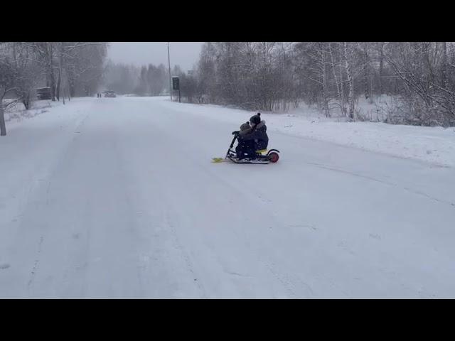 Снегокат электрический с мотором в Красноярске в наличии