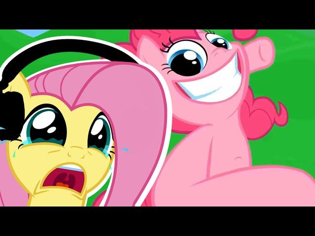 Fluttershee reacts to Smile HD  | CELESTIA HELP US ALL!  (SCARY)