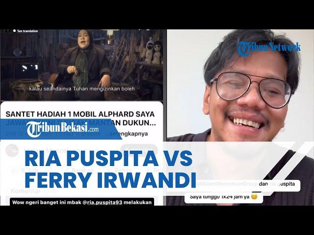 VIRAL! Mantan Dukun Ria Puspita vs Ferry Irwandi Soal Santet hingga Janjikan Alphard & Uang Rp 1 M