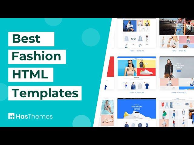 10 Best Fashion HTML Templates 2023 | Fashion Store Website Templates