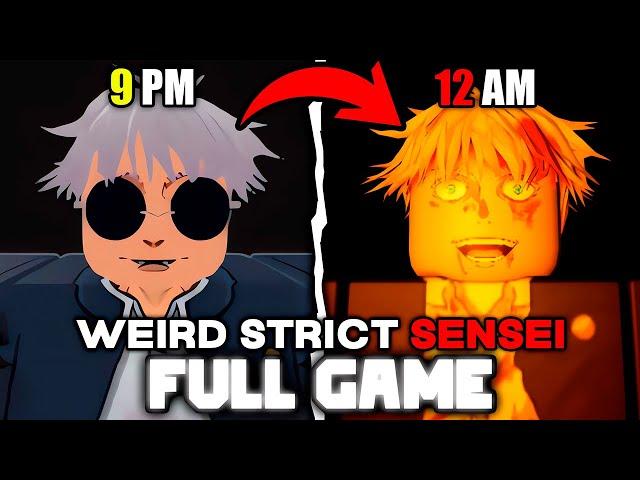 Weird Strict Sensei - (Full Walkthrough) - Roblox