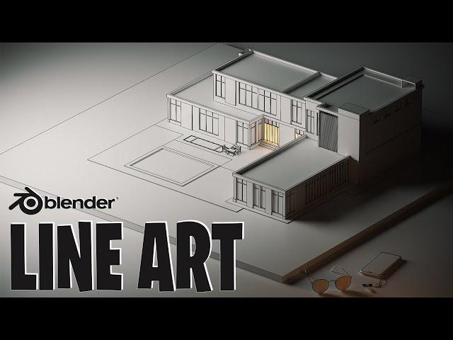 How to Create Line Art in Blender 2023