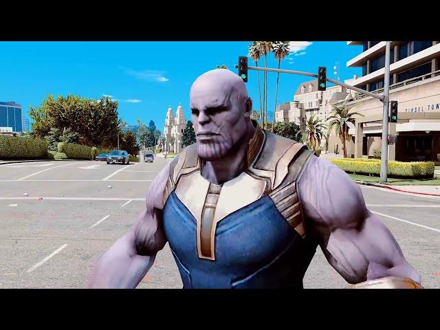 ТАНОС УНИЧТОЖИЛ ЗЕМЛЮ И ВСЁ ЧЕЛОВЕЧЕСТВО В ГТА 5 МОДЫ! THANOS ОБЗОР МОДА GTA 5! ГТА МОД MODS ИГРЫ