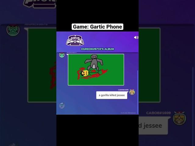 GARTIC PHONE FUNNY MOMENTS #gaming #funny #trending #viral #funnymoments #garticphone #shorts #fyp