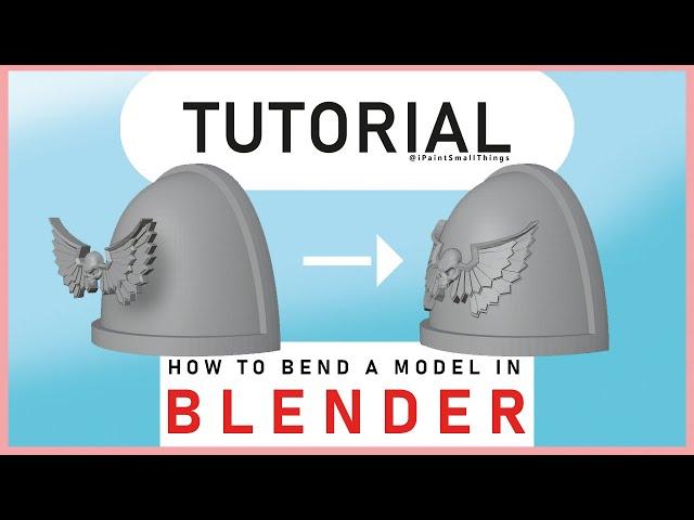 How to Bend a Model in Blender