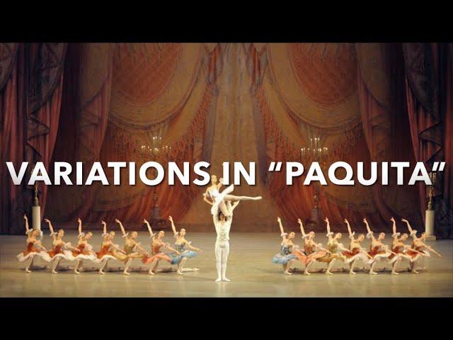 Variations in “Paquita”- Choreographed by Marius Petipa