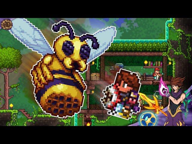 MASTER MODE but Queen Bee is a BEAST! | Terraria 1.4 HappyDays