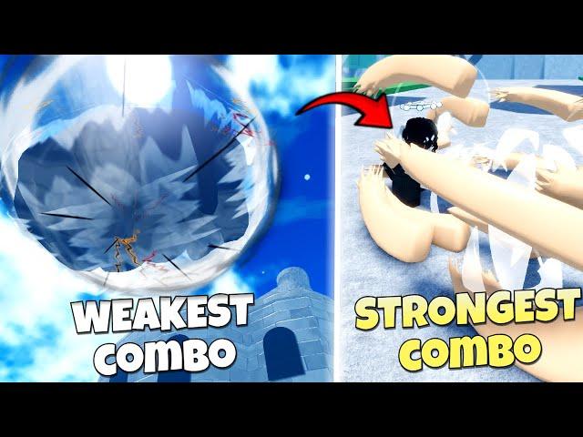 STRONGEST COMBO with EVERY FRUIT (FRUIT BATTLEGROUNDS)