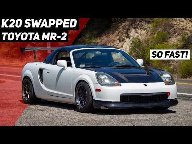 JDM K20a swapped Toyota MR2 Spyder Drive Review