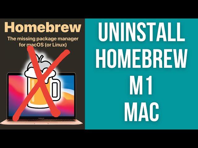 How To Uninstall Homebrew (2023) macOS M1 Mac