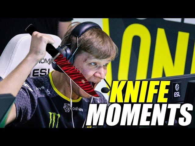 ВОТ КАК СИМПЛ РЕЖЕТ В ОФИЦИАЛЬНЫХ МАТЧАХ / S1MPLE KNIFE MOMENTS CSGO