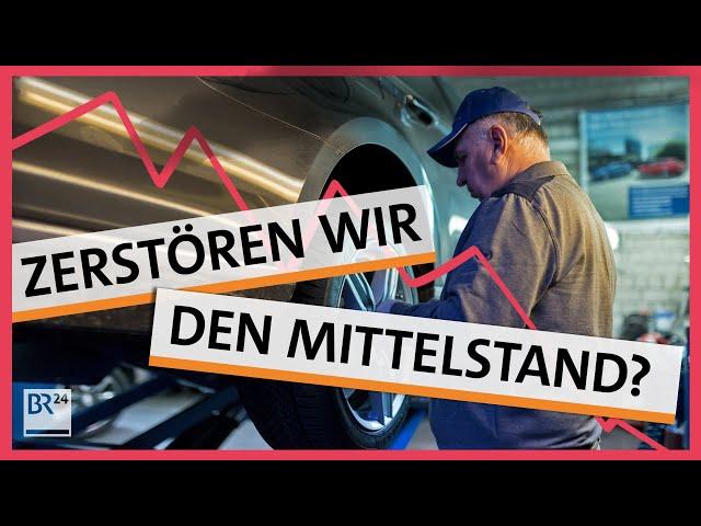 Schwächelnde Wirtschaft: Ist der Mittelstand in Deutschland noch zu retten? | Possoch klärt | BR24