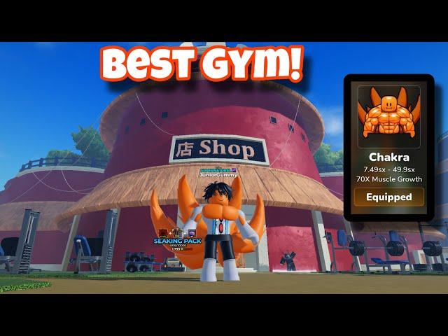 BUYING THE HIDDEN GYM AND CHAKRA ALTER IN GYM LEAGUE!! (roblox)