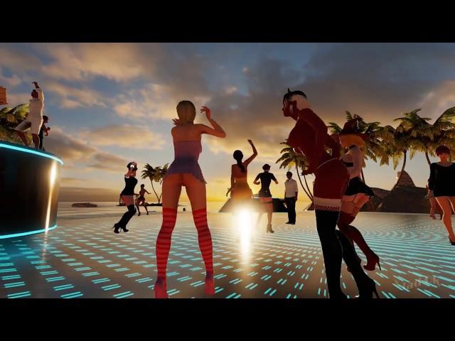 3DXChat multi player (18+) game for adults. Paradise Beach Club by AlexDeFlopy