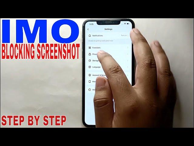  How To Block Screenshots For Profile Picture On Imo 