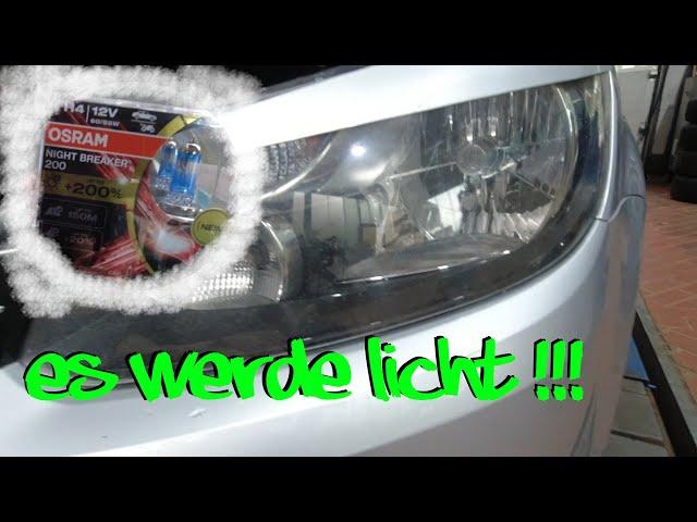 VW Caddy 2K Lichttest Osram Nightbreaker 200