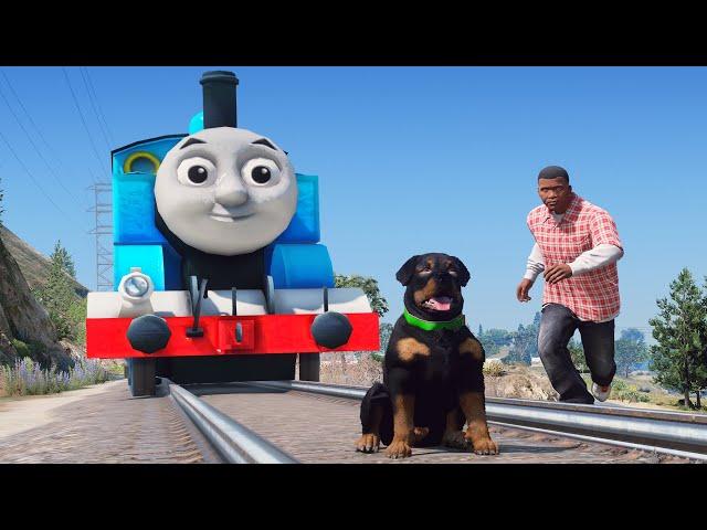 Franklin saving Chop from Thomas The Train (Full Episode)