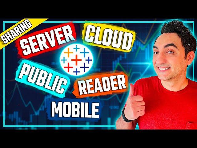 Tableau Server vs Cloud vs Public vs Reader vs Mobile | #Tableau Course #18