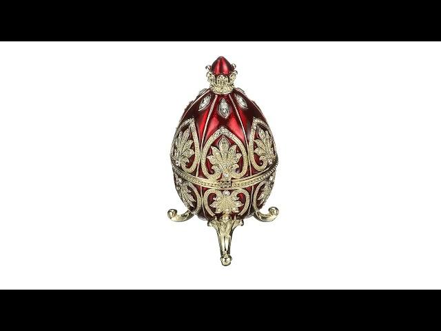 Design Toscano's Alexander Palace Collection Romanov-Style Enameled Egg: Polotsk