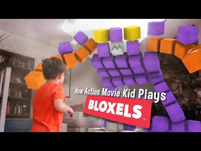 How Action Movie Kid Plays BLOXELS   |  Sponsored