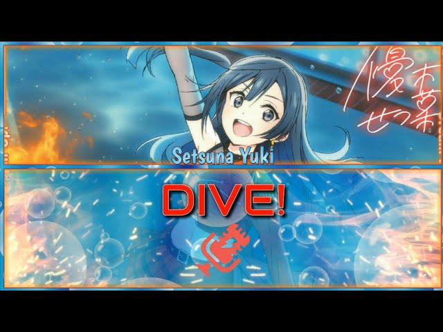 DIVE! - Setsuna Yuki [FULL ENG/ROM LYRICS] | Love Live!