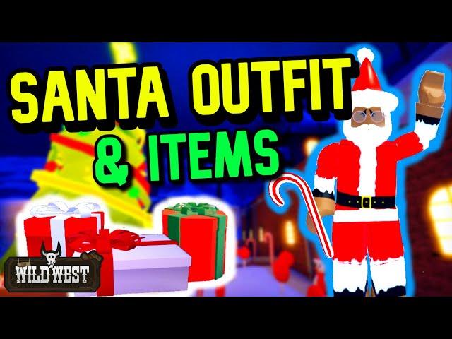 How To Get SANTA OUTFIT and Christmas Items - The Wild West Christmas Update / Event (Roblox)