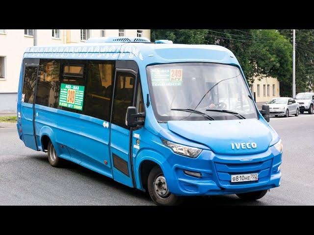 Поездка на автобусе Нижигородец-VSN 700(IVECO) 2016 г.в., маршрут 266 г. Уфа