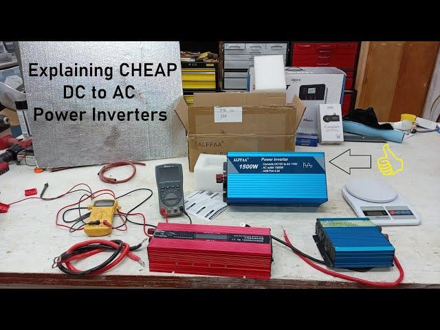 Cheap DC to AC Power Inverters, ARE THEY WORTH IT? Detailed Parts List below Vid