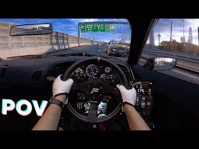 1147HP Toyota Supra MK4 Unleashed on Shutoko! | AC | Fanatec CS DD+