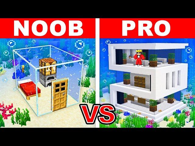 How To Build Modern Underwater Starter House!