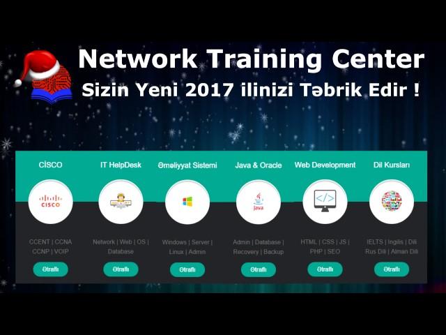 Network Training Center - Sizin 2017 Yeni ilinizi Təbrik Edir ! | NTCenter