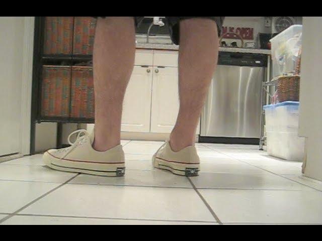 Converse All Star First String CT 1970's Retro On Feet Review 2013 LIVE!