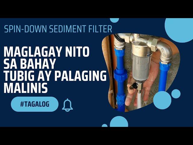 Budget-Friendly Spin-Down Sediment Water Filter for Homes