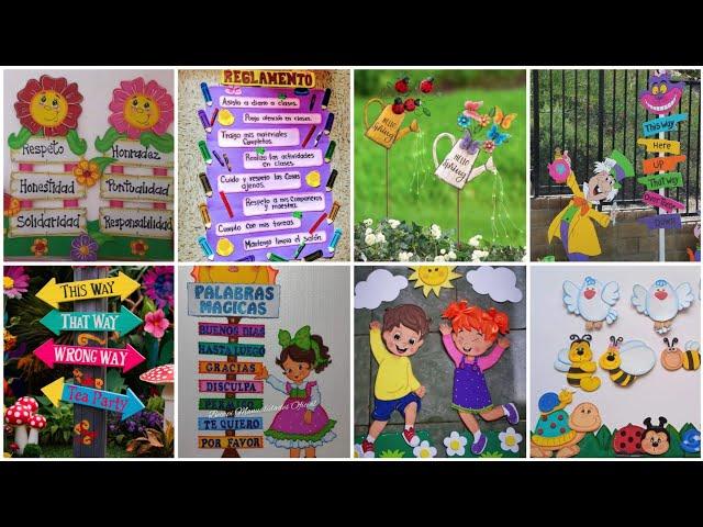 Latest school decoration ideas 2025| New Bulletin board ideas |How to decor school