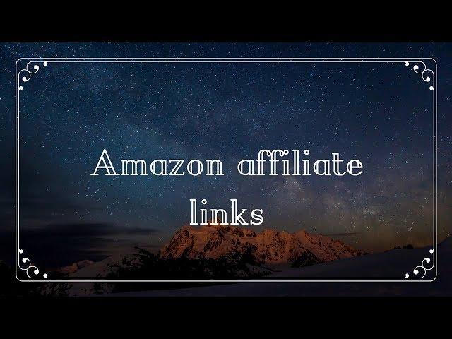 #PI 05:   How to Sign up  and generate Amazon affiliate links