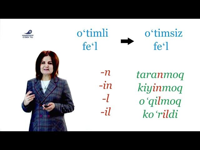 O'timli fe'l va o'timsiz fe'l