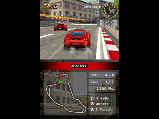 Ferrari GT: Evolution - DSiWare - Eliminator Race Type - Rome - Ferrari F430 - Full Race